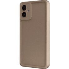 YM PAZARLAMA Galaxy A07 4g Viera Silikon - Kahverengi
