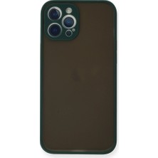 YM PAZARLAMA Iphone 12 Pro Kılıf Montreal Silikon Kapak - Yeşil