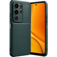 YM PAZARLAMA Vivo Y29 4g Auto Focus Karbon Kapak - Koyu Yeşil