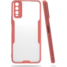 YM PAZARLAMA Vivo Y11S Kılıf Platin Silikon - Pembe