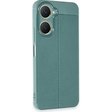 YM PAZARLAMA Vivo Y18 Kılıf Auto Focus Kapak - Koyu Yeşil