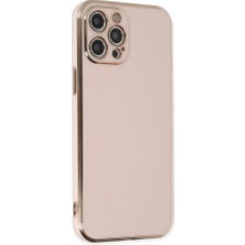 YM PAZARLAMA Iphone 12 Pro Kılıf Volet Silikon - Pembe