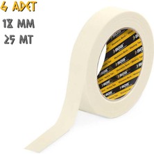 Sgs Kağıt Maskeleme Bandı 18 Mm. - 25 Mt. - 6 Adet