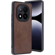 YM PAZARLAMA Redmi Note 14 Pro 4g Kılıf Aras Deri Kapak - Taba