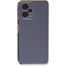YM PAZARLAMA Redmi Note 12 Pro Plus Kılıf Volet Silikon - Mavi