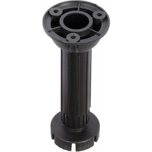 Hafele PFT02 Baza Ayağı, Siyah 150MM