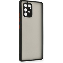 YM PAZARLAMA Galaxy A91 / S10 Lite Kılıf Montreal Silikon Kapak - Siyah