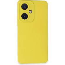 YM PAZARLAMA Vivo Y27 Kılıf Nano Içi Kadife Silikon - Sarı