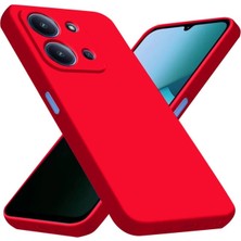 YM PAZARLAMA Redmi 15C 4g Nano Içi Kadife Silikon - Kırmızı