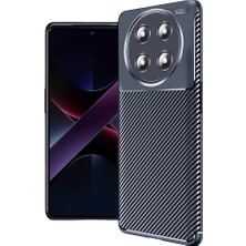 YM PAZARLAMA Honor Magic 7 Lite Kılıf Auto Focus Karbon Kapak - Lacivert