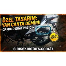 Şimşek Motors Cf Moto Dual 250 Yan Çanta ve Çanta Demiri