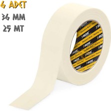 Sgs Kağıt Maskeleme Bandı 36 Mm. - 25 Mt. - 6 Adet