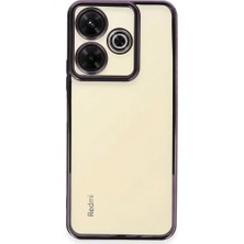 YM PAZARLAMA Redmi 13 4g Kılıf Lensli Silikon - Mor