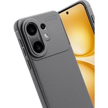 YM PAZARLAMA Vivo X200 Fe Auto Focus Karbon Kapak -Gri