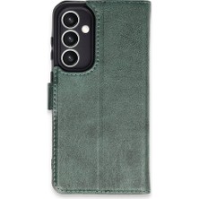 YM PAZARLAMA Galaxy S23 Fe Kılıf Trend S Plus Kapaklı Kılıf - Yeşil