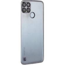 YM PAZARLAMA Realme C25Y Kılıf Lensli Silikon - Siyah