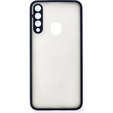 YM PAZARLAMA Huawei Y6P Kılıf Montreal Silikon Kapak - Lacivert