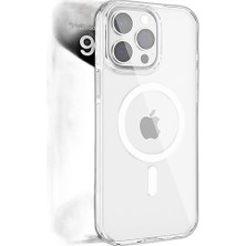 YM PAZARLAMA Joko Iphone 15 Pro Gleam Pc Sert Magsafe Kılıf - Şeffaf