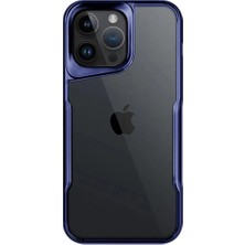 YM PAZARLAMA Iphone 15 Pro Max Kılıf Boyi Silikon Kapak - Lacivert