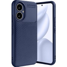 YM PAZARLAMA Honor 400 Kılıf Auto Focus Karbon Kapak - Lacivert