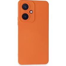 YM PAZARLAMA Vivo Y27 Kılıf Nano Içi Kadife Silikon - Turuncu