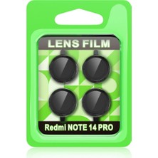 YM PAZARLAMA Redmi Note 14 Pro 5g Raze Metal Kamera Lens - Siyah