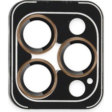 YM PAZARLAMA Joko Iphone 16 Pro Max Pvd Metal Kamera Lens - Gold
