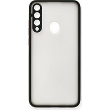 YM PAZARLAMA Huawei Y6P Kılıf Montreal Silikon Kapak - Siyah
