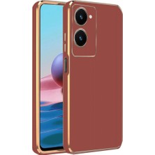 YM PAZARLAMA Vivo Y18 Kılıf Volet Silikon - Kırmızı