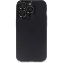 YM PAZARLAMA Iphone 13 Pro Max Kılıf Luko Lens Silikon - Siyah