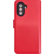 YM PAZARLAMA Huawei Nova Y70 Trend S Plus Kapaklı Kılıf - Kırmızı
