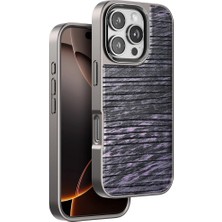 YM PAZARLAMA Venco Iphone 16 Pro Wave Kapak - Derin Mor