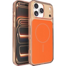 YM PAZARLAMA Joko Iphone 17 Pro Max Bruma Magsafe Kapak - Turuncu