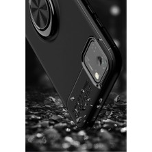 YM PAZARLAMA Huawei Y5P Kılıf Range Yüzüklü Silikon - Kırmızı