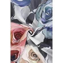 Nesscarf Gül Desenli %100 Pamuk Şal