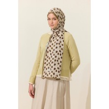 CS Camellia Scarf Polka Kraş Şal - Yeşil