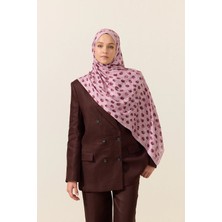 CS Camellia Scarf Polka Kraş Şal - Pembe