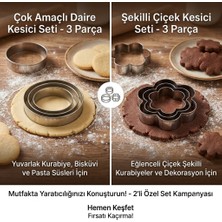 KD 2'li Ayarlanabilir Kek Kalıbı