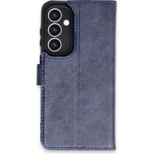 YM PAZARLAMA Galaxy S23 Fe Kılıf Trend S Plus Kapaklı Kılıf - Lacivert