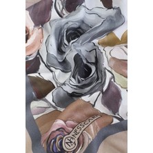 Nesscarf Gül Desenli %100 Pamuk Şal
