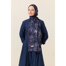 CS Camellia Scarf Matcha Rami Şal - Lacivert