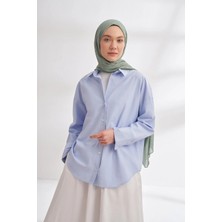 Armanda Müslin Dama Desen Şal 3350-MINT Yeşili