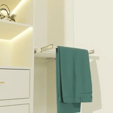 Huzur 70 cm Tavan Bağlantılı Tls Raylı Alüminyum Borulu Pantolonluk