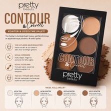 Pretty Beauty Contour & Correct – 4 Renkli Kontür ve Düzeltme Paleti ✨