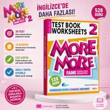 Kurmay More And More 2 Test Book Worksheets – 528 Soru | 30 Test + 14 Deneme | Ingilizce Soru Bankası
