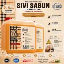 Wbrex Besleyici Sıvı El Sabunu Weekend Kokulu 5 lt x 2 adet