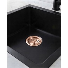 Titanium Design Rose Gold Mutfak Lavabo Çöp Süzgeci