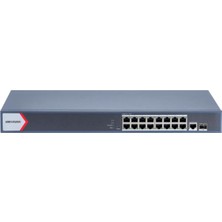 Hikvision Hıkvısıon 16PORT Poe 230W 1-Sfp 1-Uplink Gigabit Yönetilebilir Switch DS-3E1518P-EI