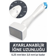 Synee Ayarlanabilir Derma Stamp - Titanyum Iğneli Cilt ve Saç Bakım Aparatı Canlandırıcı Pres Stamp