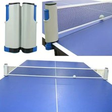 Bak Gel Al Taşınabilir Masa Tenisi Filesi Ayarlanabilir Yaylı File, Her Yüzeye Uyumlu, Ping Pong Filesi